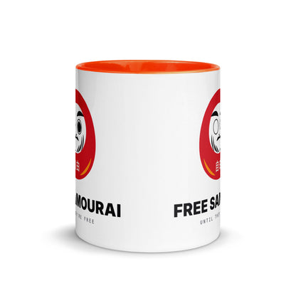 Mug céramique Free Samourai Daruma, vue 3