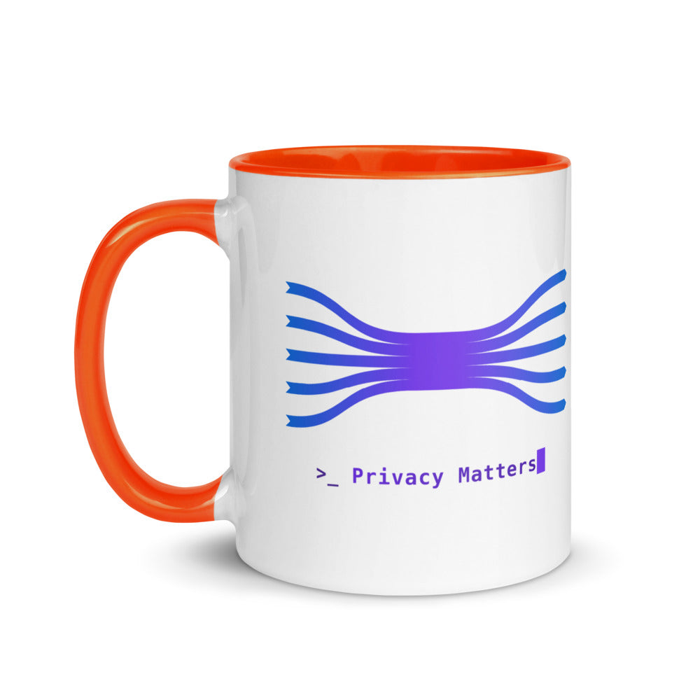 Mug Privacy Matters, anse à gauche