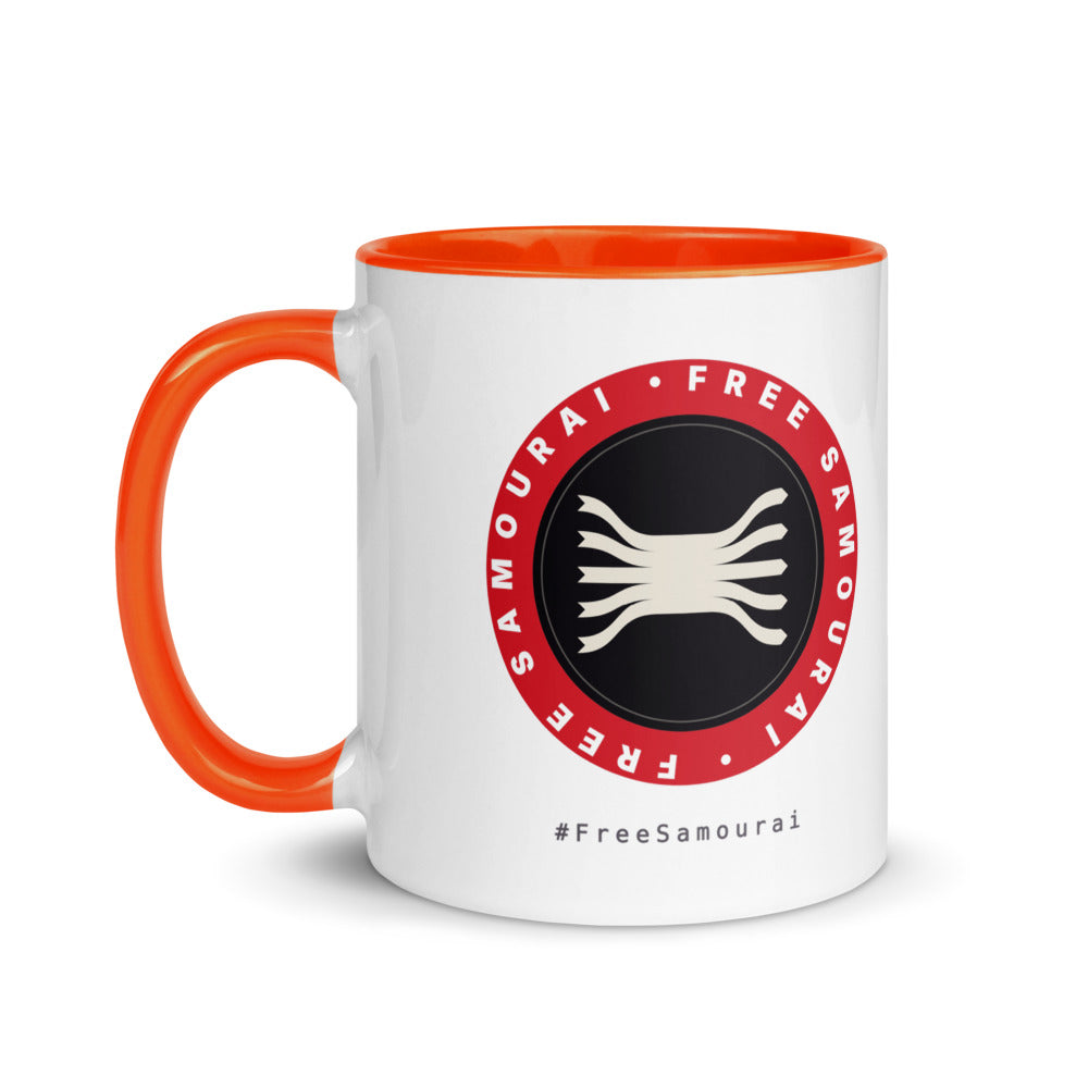 Mug céramique Free Samourai Sceau coinjoin, vue 2