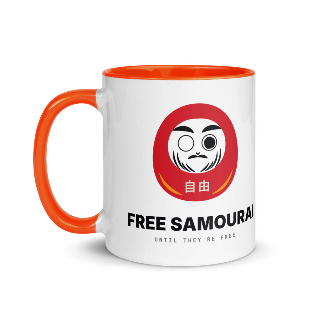 Mug céramique Free Samourai Daruma, vue 2