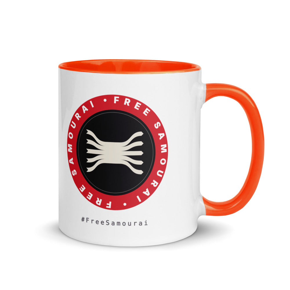 Mug céramique Free Samourai Sceau coinjoin, vue 1