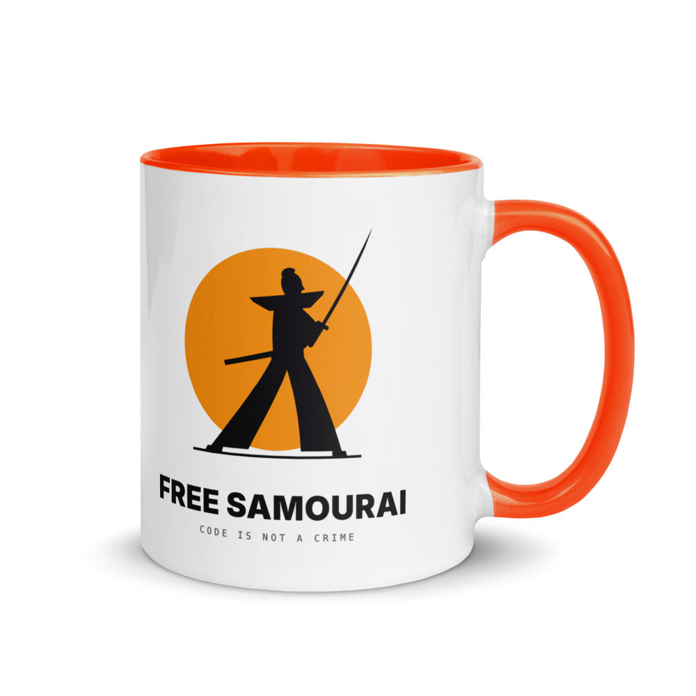 Mug céramique Free Samourai Samouraï au sabre, vue 1