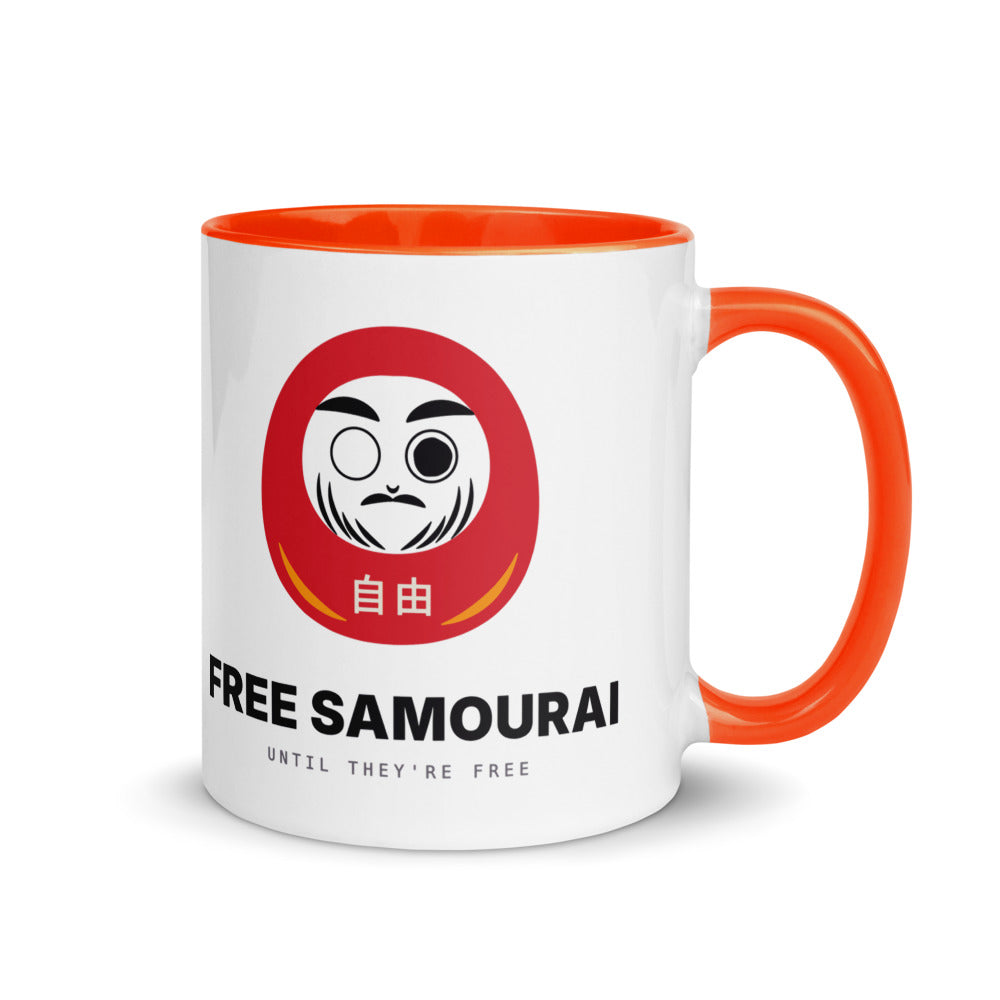 Mug céramique Free Samourai Daruma, vue 1